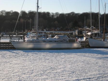 Båden i vinterhavn